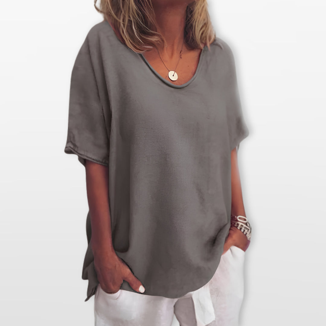 T Shirt Femme Ample Casual Confortable Quotidien