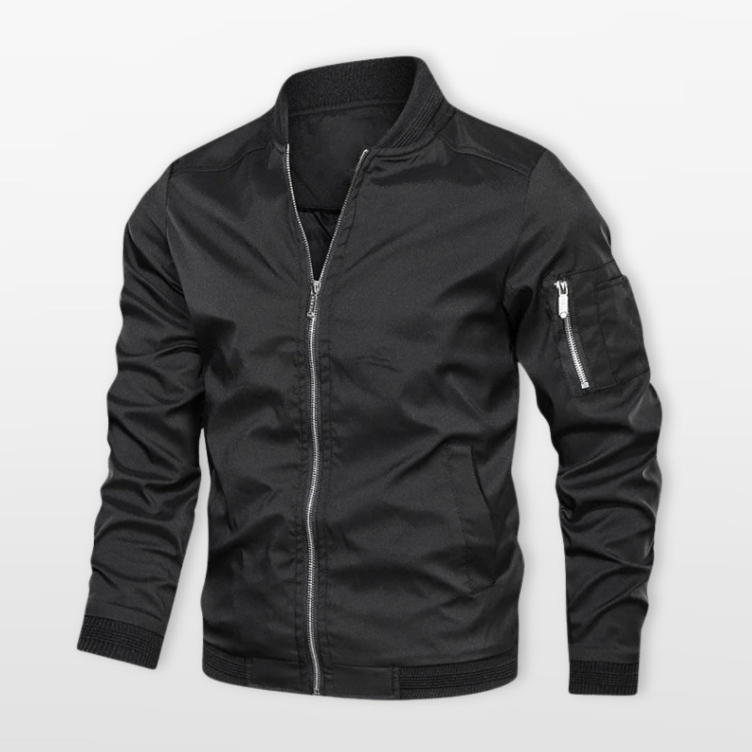 Blouson Bomber Léger Homme Coupe Ajustée
