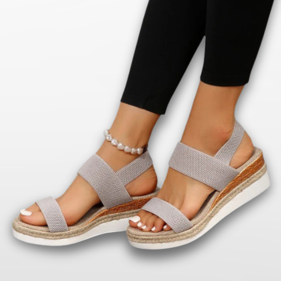 Sandales Femme Orthopédiques à Plateforme Confort