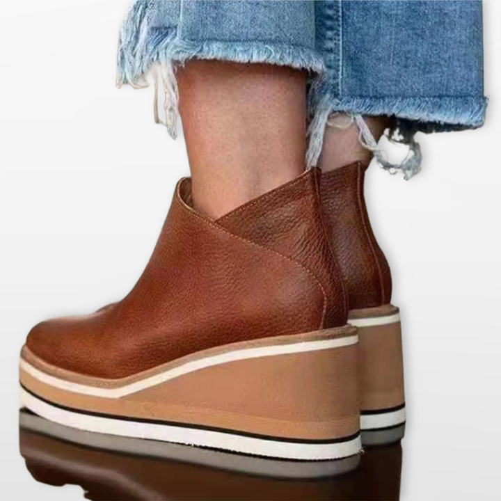 Bottines Plateforme Femme À Enfiler