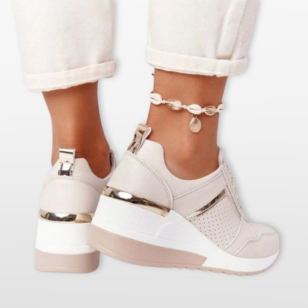 Baskets Plateforme Compensées Femme Confort