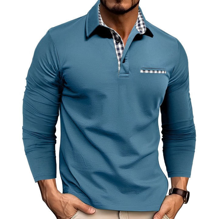 Polo Casual Manches Longues Homme