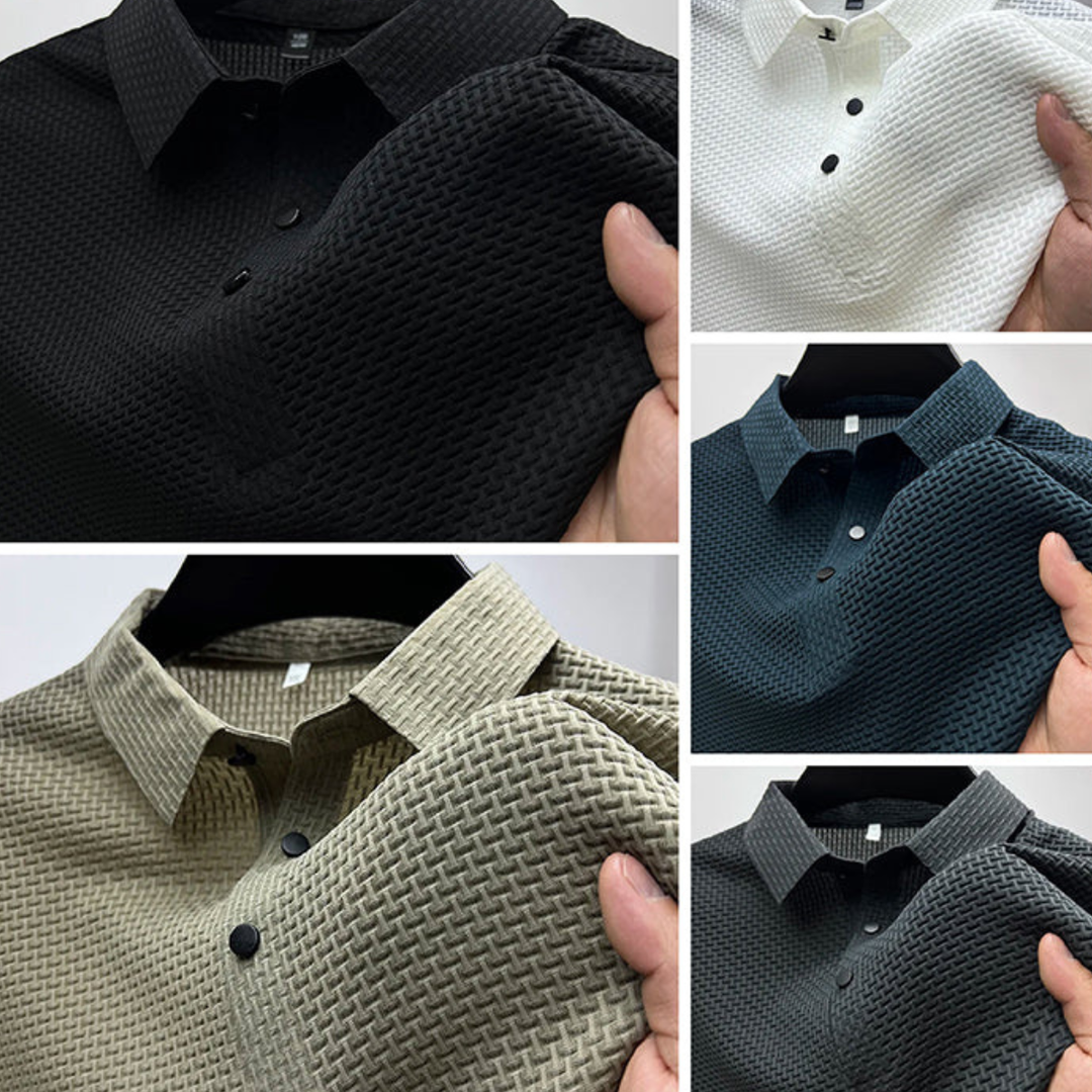 Chemise Texturée Ajustée Homme