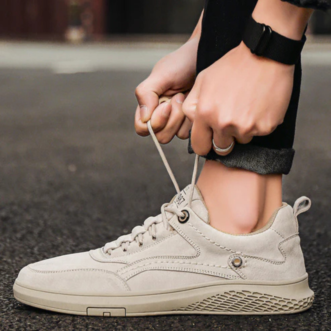 Baskets casual à lacets style urbain homme