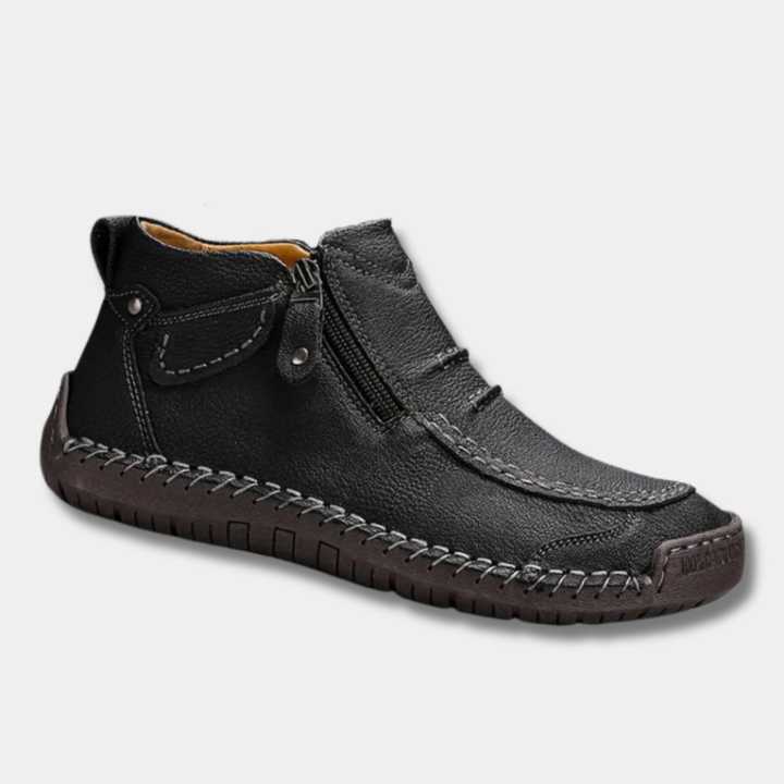 Bottines Homme Mocassin Zippées Casual