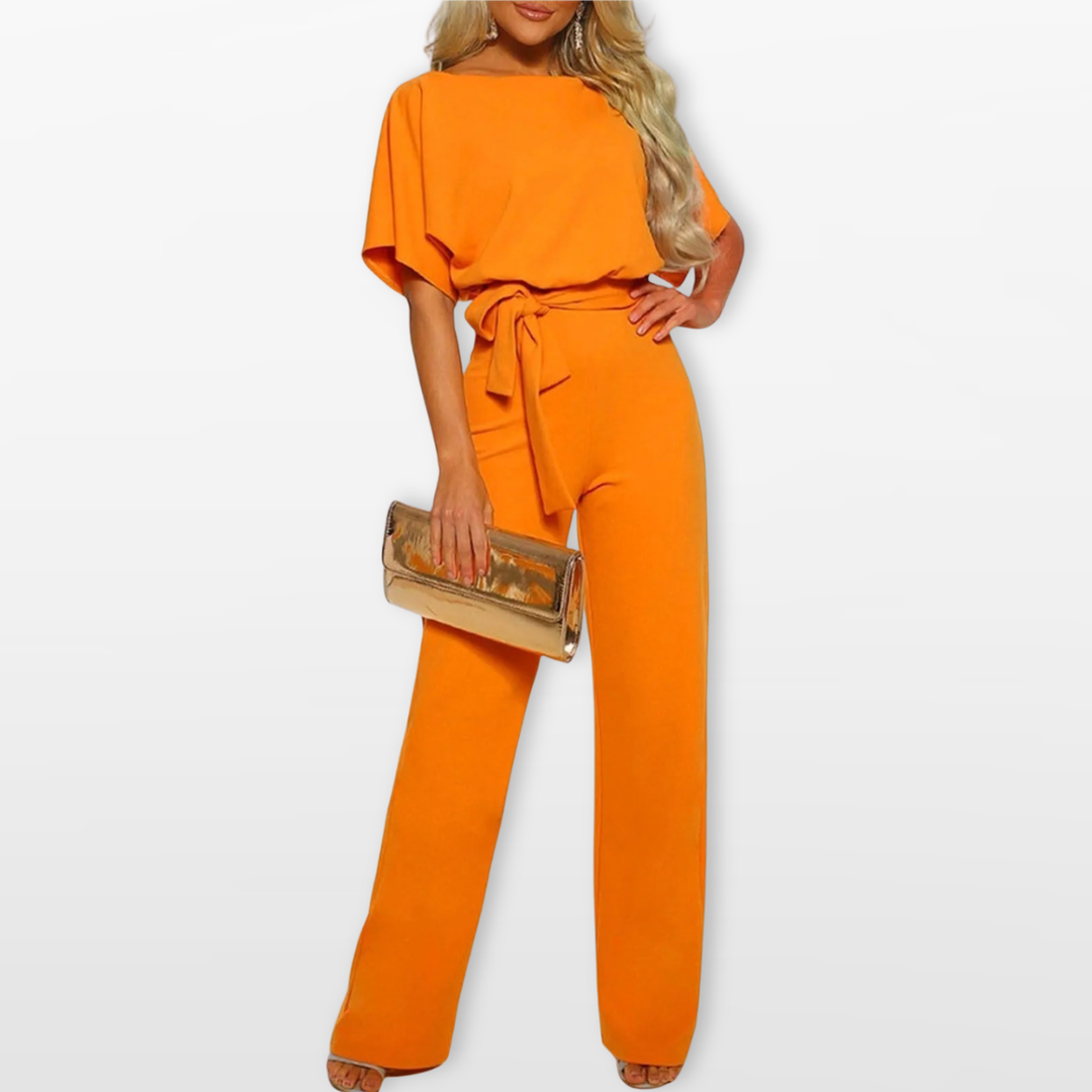 Combinaison Femme Taille Nouée Coupe Large