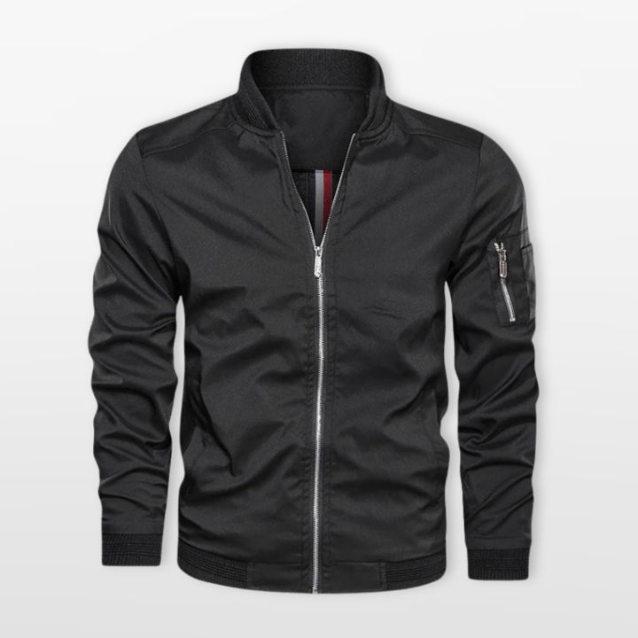 Blouson Bomber Léger Homme Coupe Ajustée