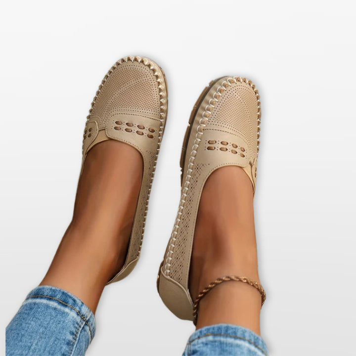 Mocassins Femme Perforés Confort