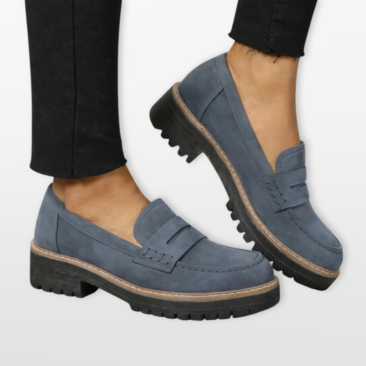 Mocassins Plateforme Femme Semelle Crantée