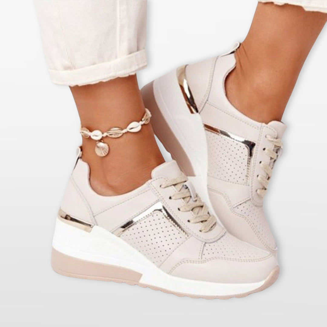 Baskets Plateforme Compensées Femme Confort