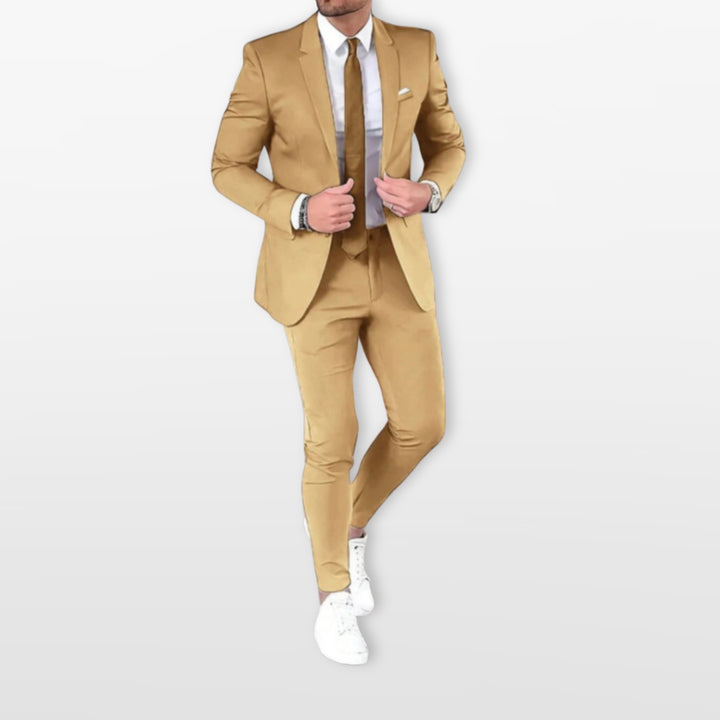 Costume Deux Pièces Ajusté Moderne Homme