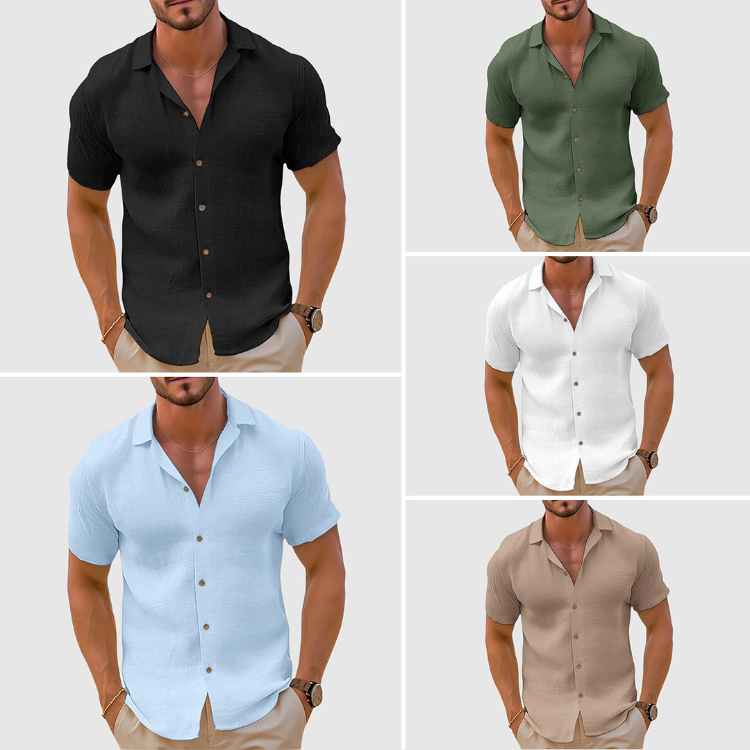 Chemise Homme Coupe Ajustée Décontractée