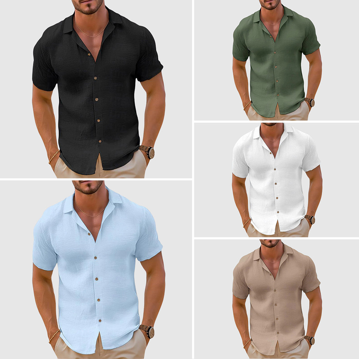 Chemise Homme Coupe Ajustée Décontractée