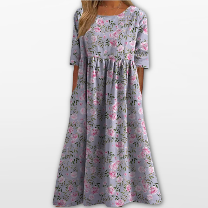 Robe Midi Femme Imprimé Floral