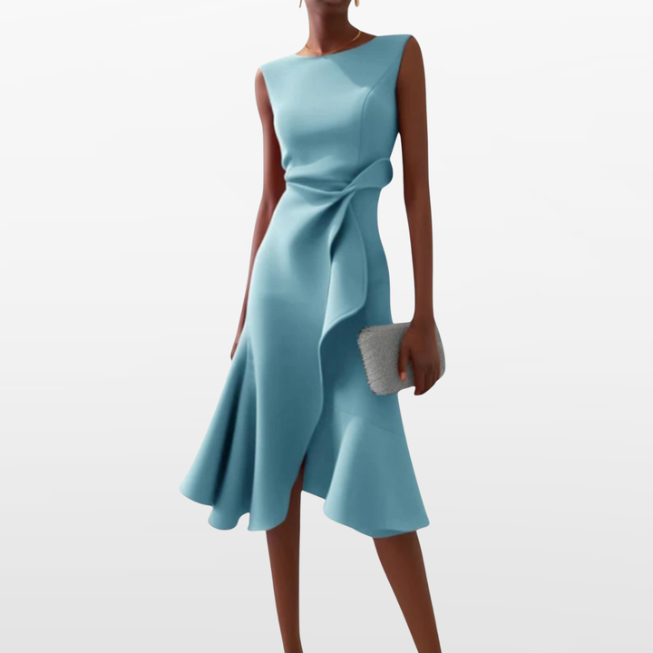 Robe Midi Ajustée Femme