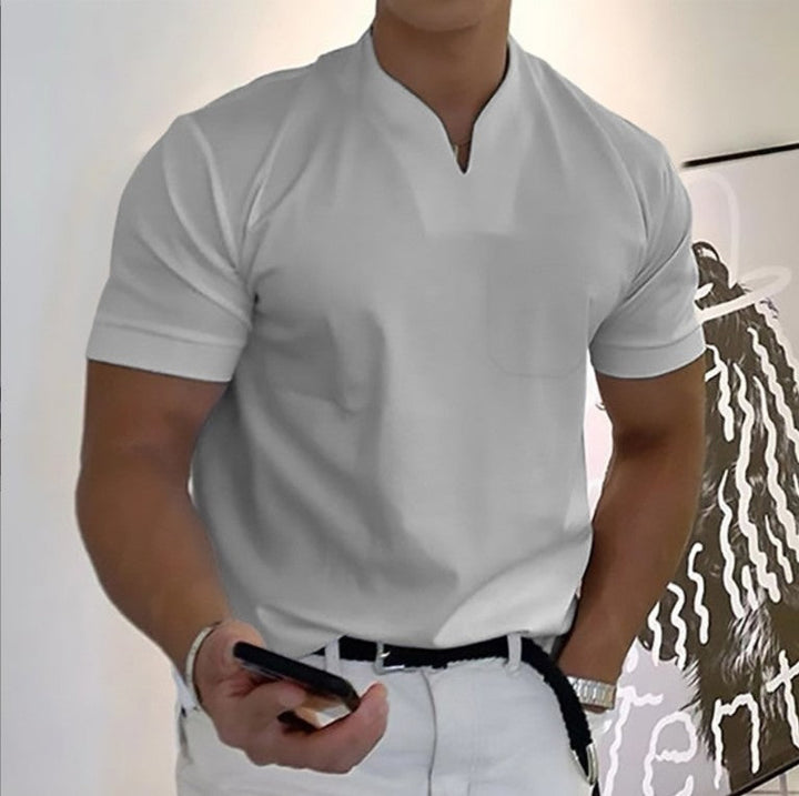 T-Shirt Casual Poche Homme