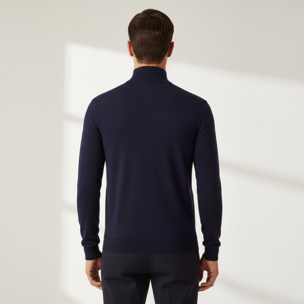 Antoine - Pull à Col Camionneur Zippé