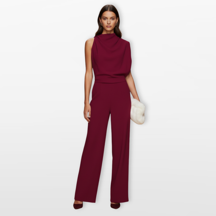 Combinaison Femme Large Élégante Sans Manches