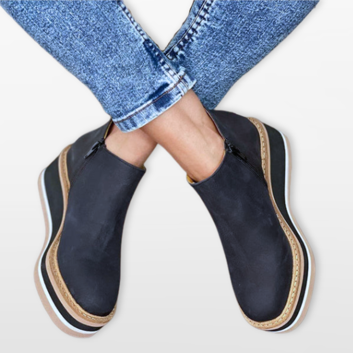 Bottines Plateforme Femme À Enfiler
