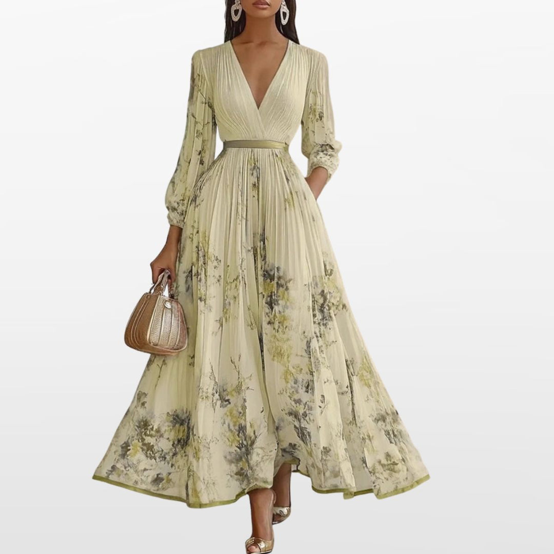 Robe Midi Plissée Femme