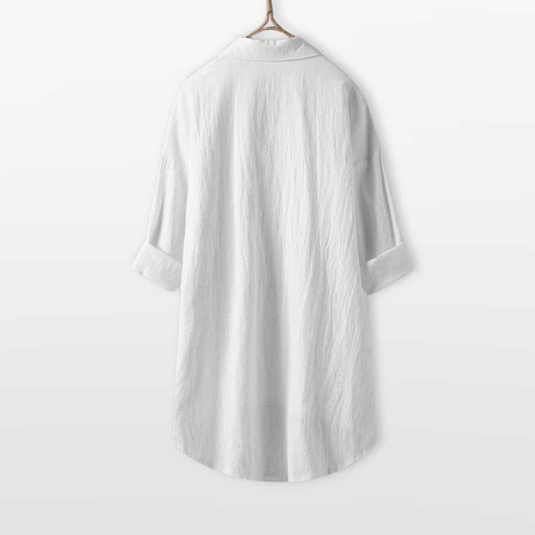 Chemise Boutonnée Coupe Ample Femme