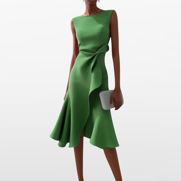 Robe Midi Ajustée Femme