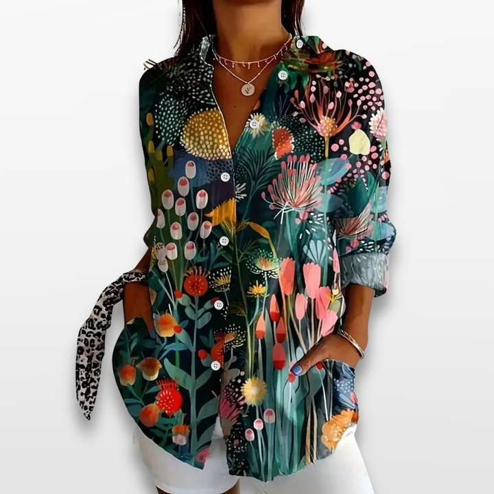 Blouse Femme Fluide Fleurie