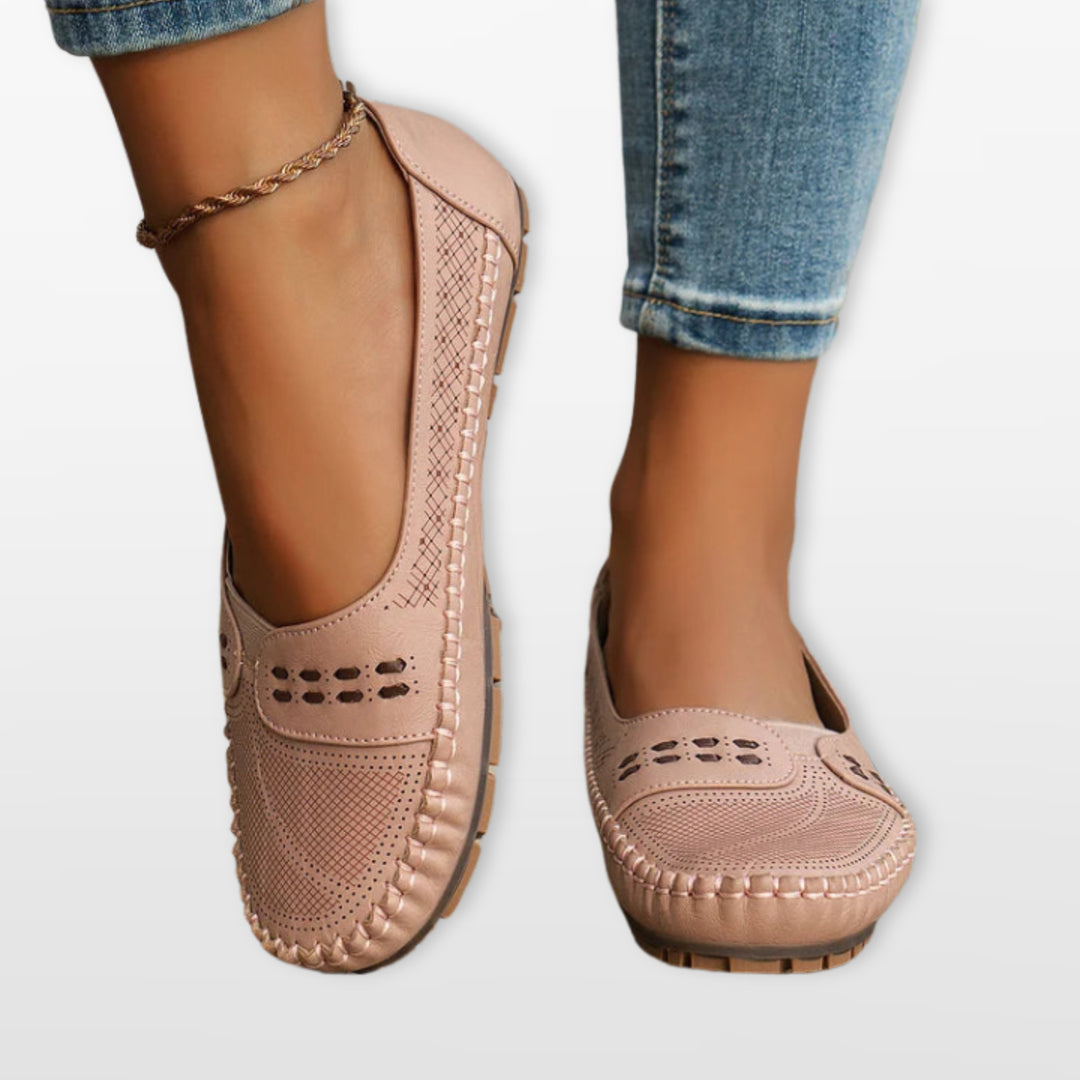 Mocassins Femme Perforés Confort