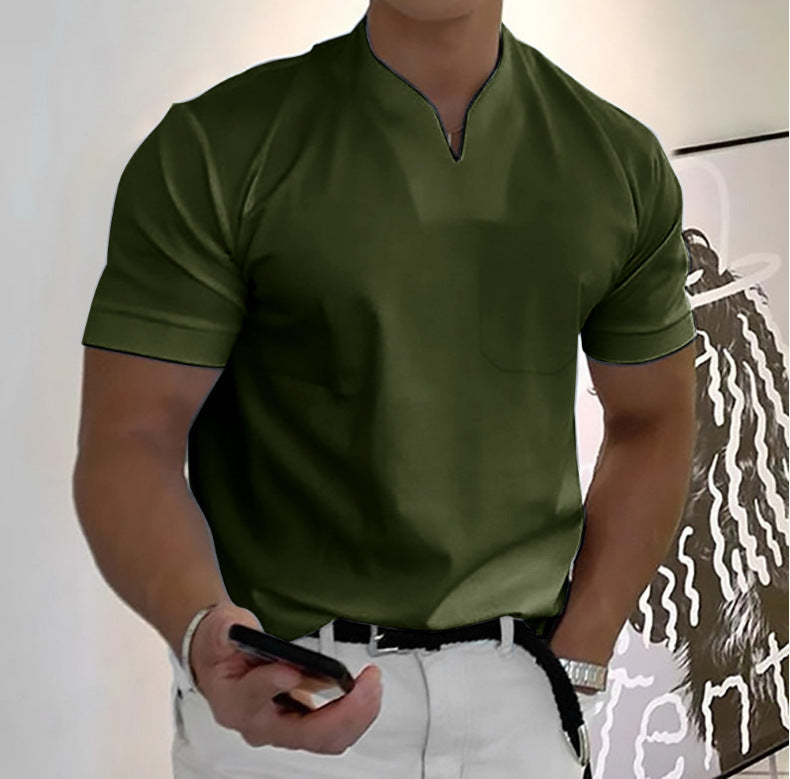 T-Shirt Casual Poche Homme