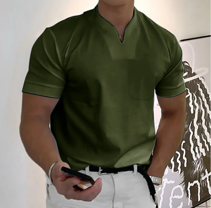 T-Shirt Casual Poche Homme