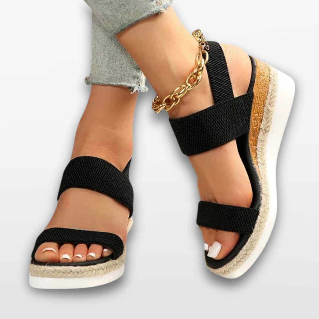 Sandales Femme Orthopédiques à Plateforme Confort