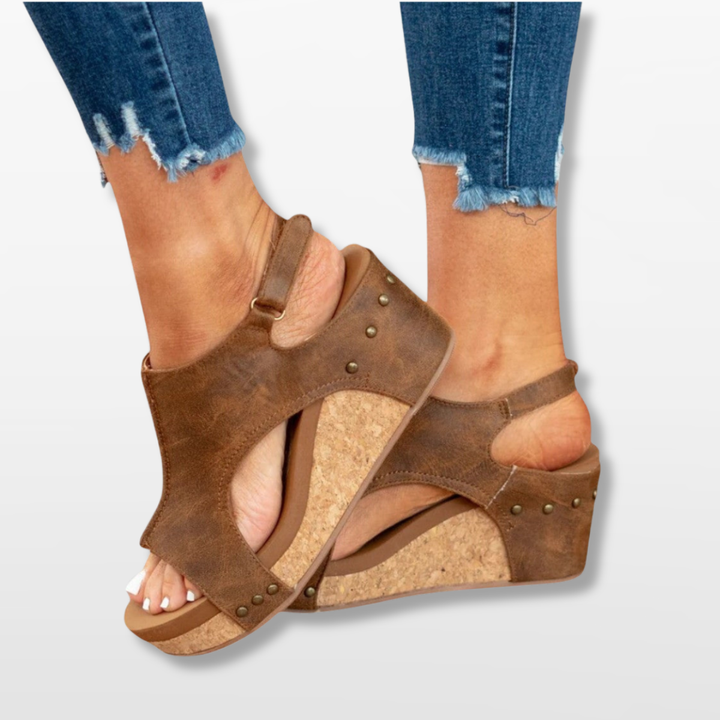 Sandales Femme Plateforme à Bride Arrière