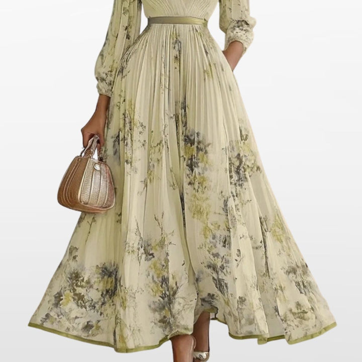 Robe Midi Plissée Femme