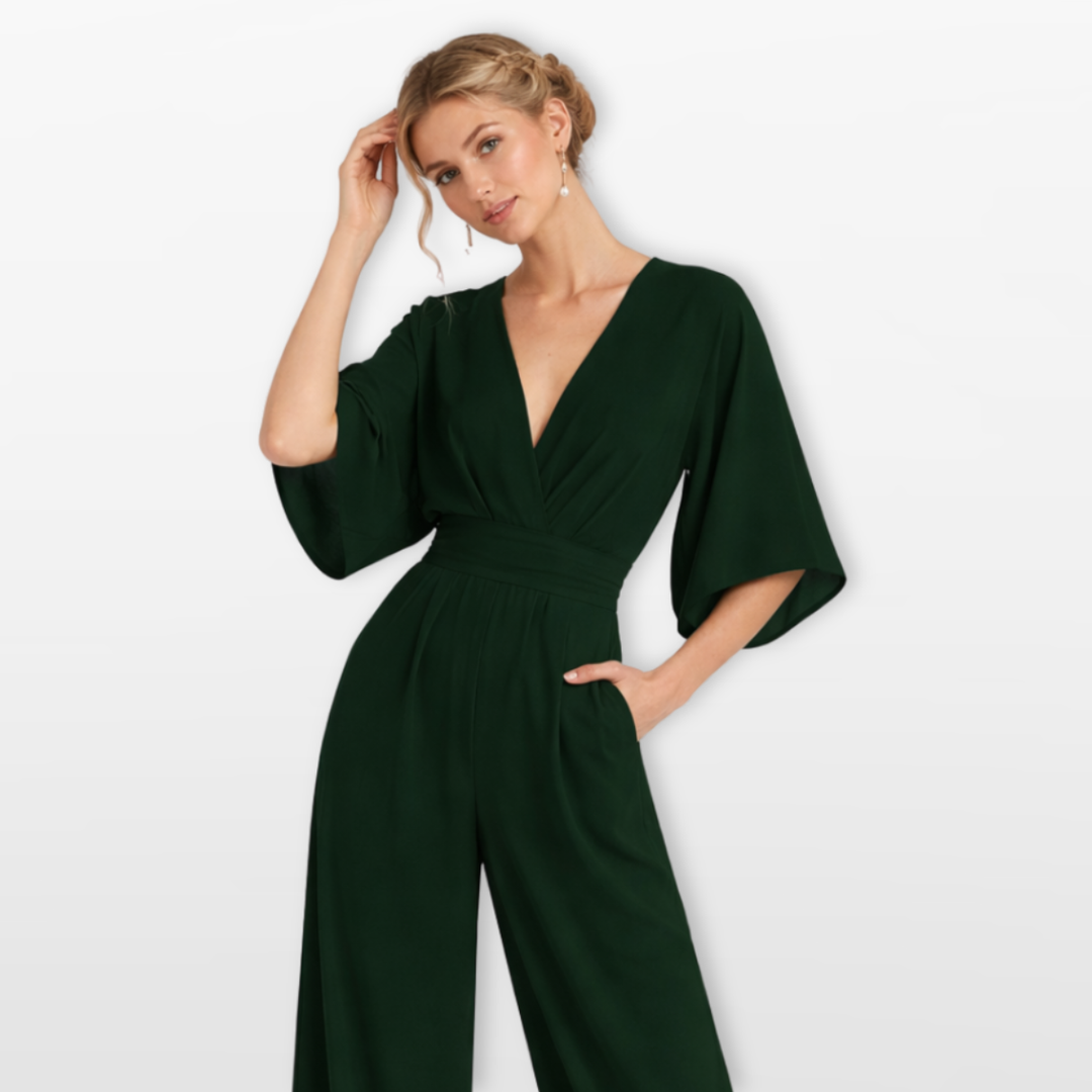 Combinaison Femme Coupe Large Col V