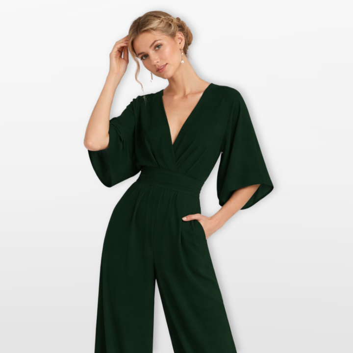 Combinaison Femme Coupe Large Col V