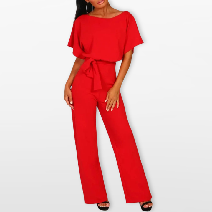 Combinaison Femme Taille Nouée Coupe Large