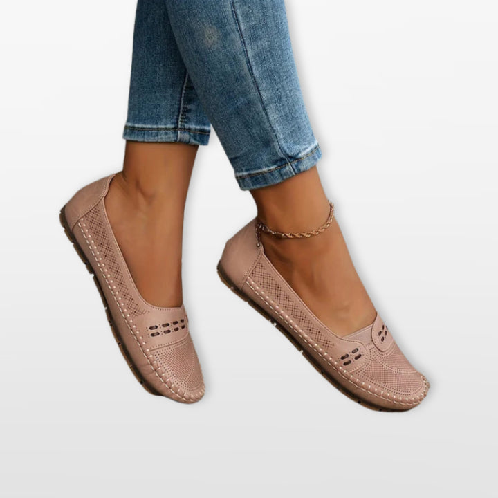 Mocassins Femme Perforés Confort