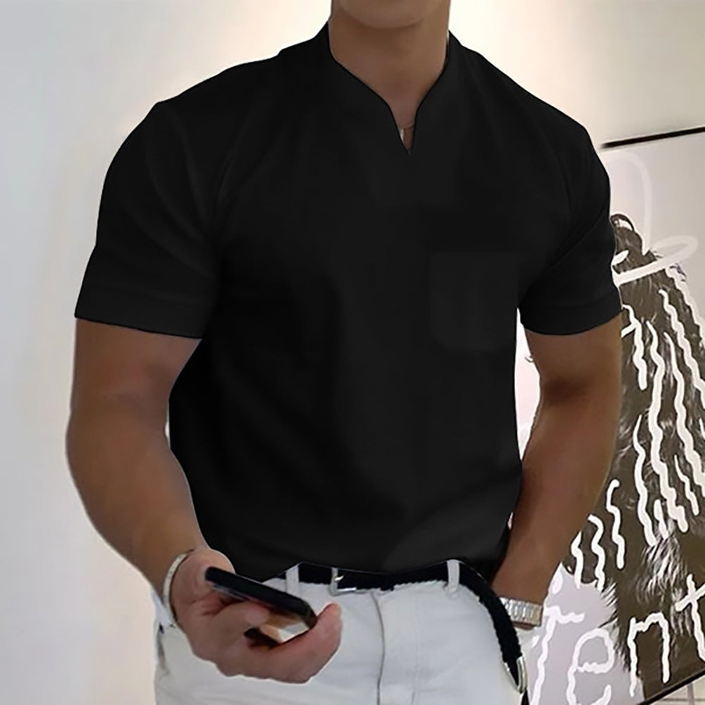 T-Shirt Casual Poche Homme