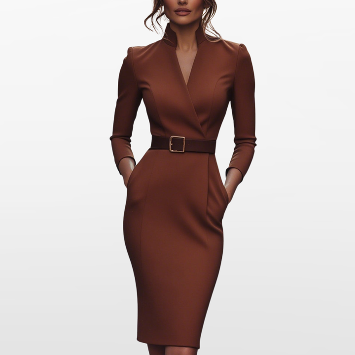 Robe Midi Élégante Femme