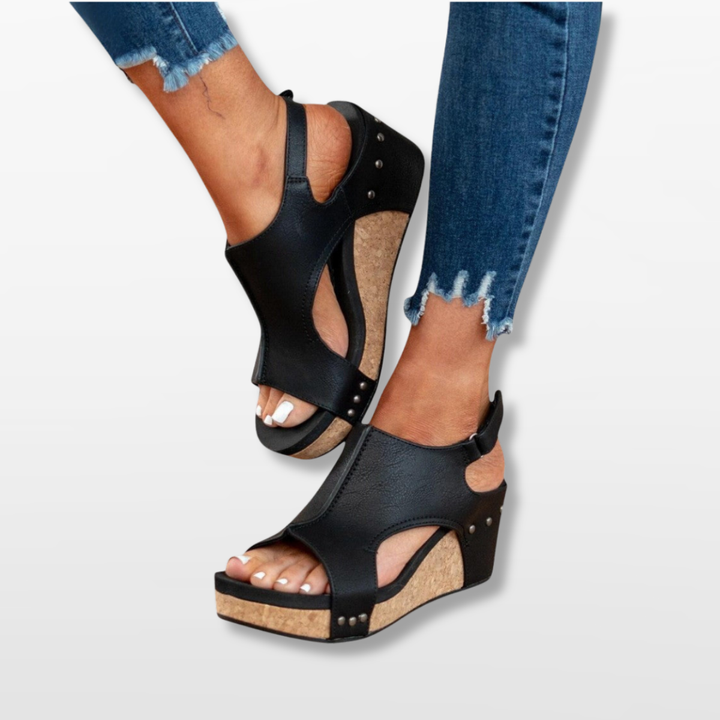 Sandales Femme Plateforme à Bride Arrière