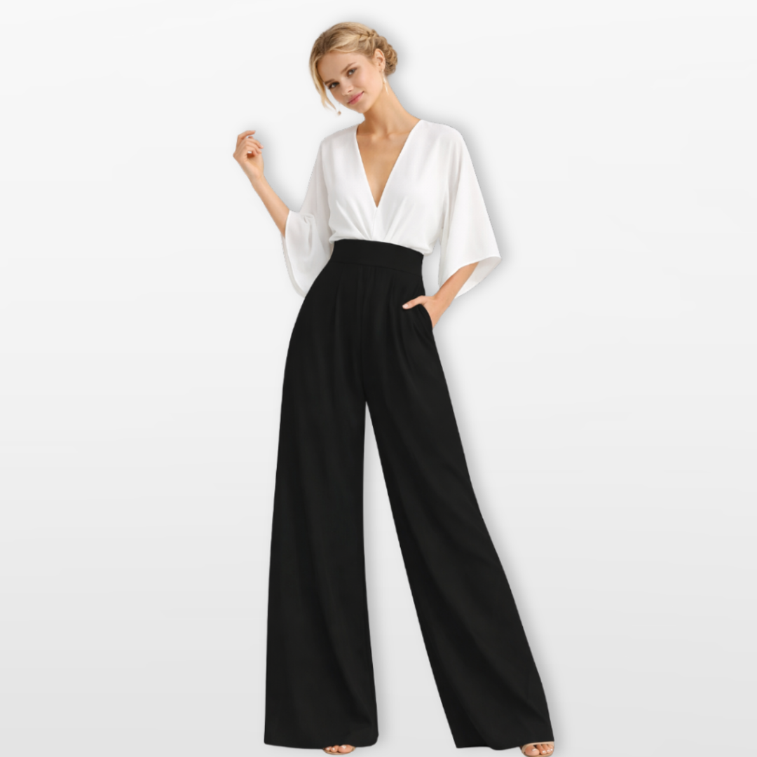 Combinaison Femme Coupe Large Col V