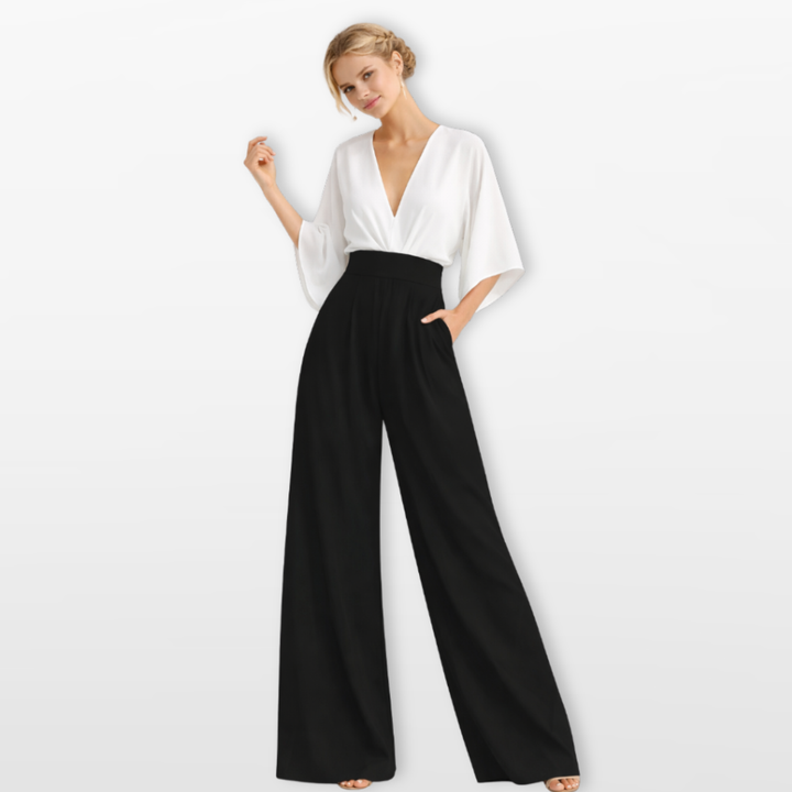 Combinaison Femme Coupe Large Col V