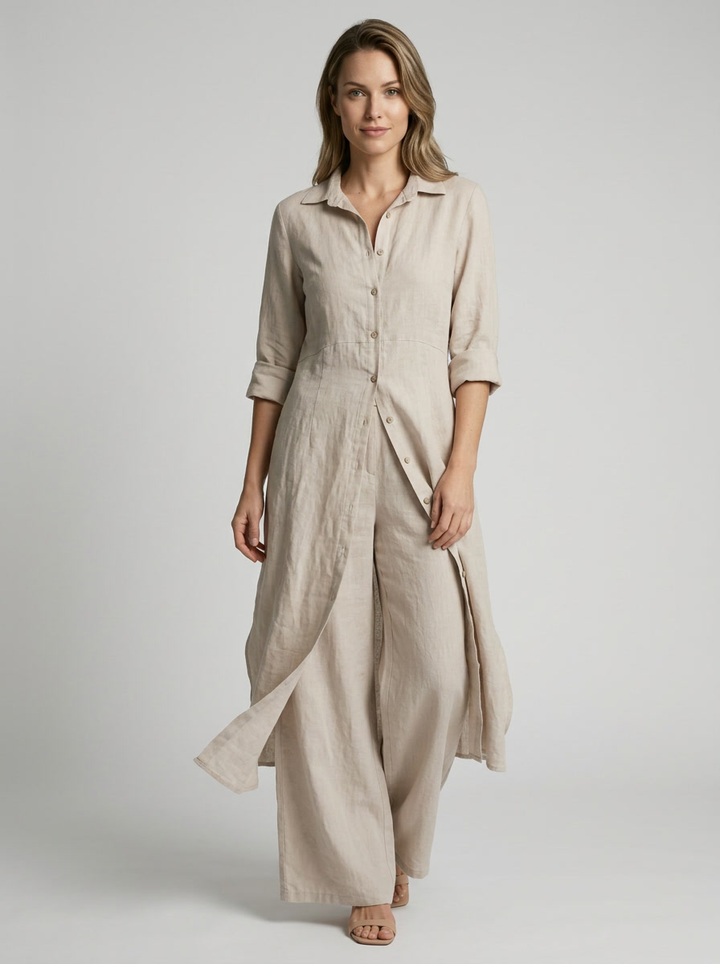 Ensemble Casual Fluide Femme