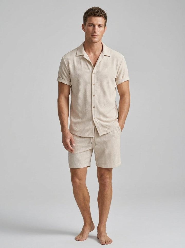 Ensemble Chemise Short Décontracté Homme