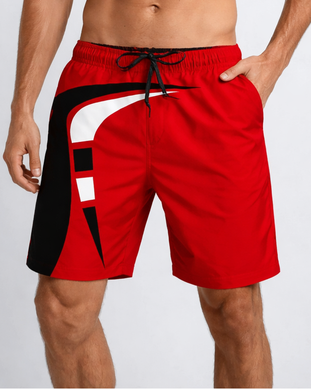 Short De Bain Graphique Homme