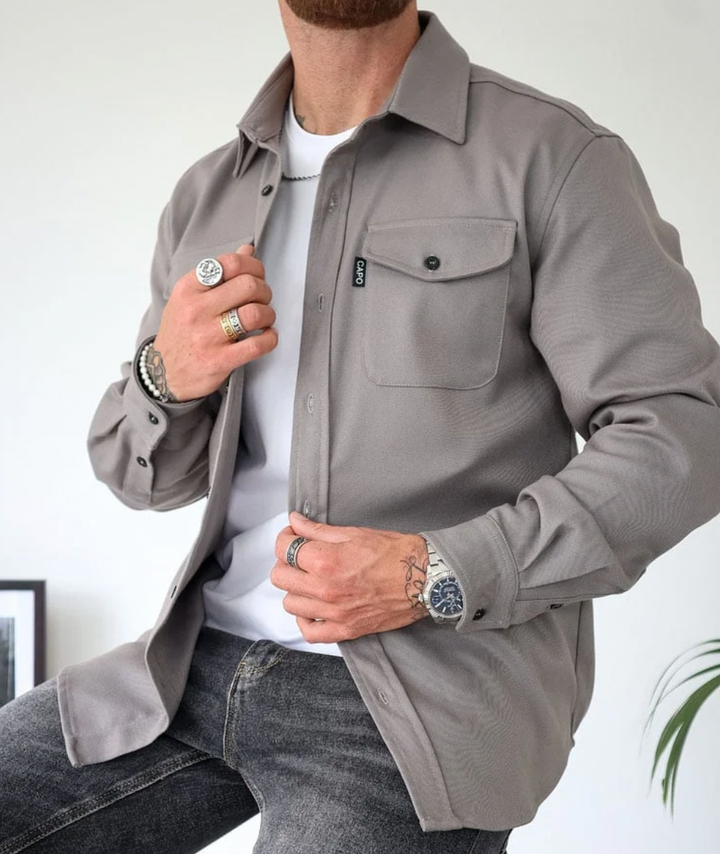 Surchemise Utilitaire Décontractée Homme