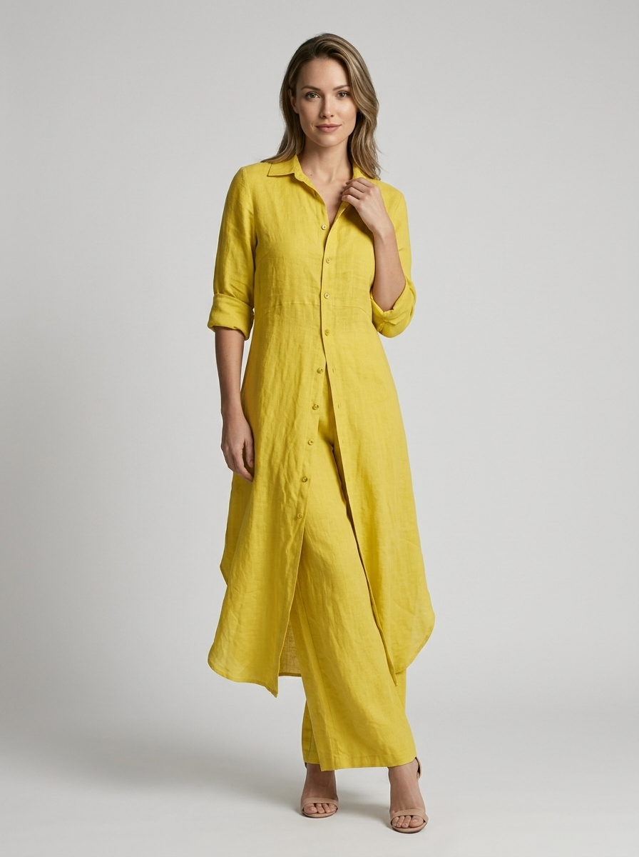 Ensemble Casual Fluide Femme