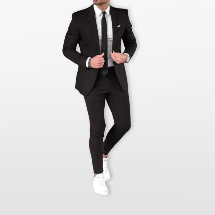 Costume Deux Pièces Ajusté Moderne Homme
