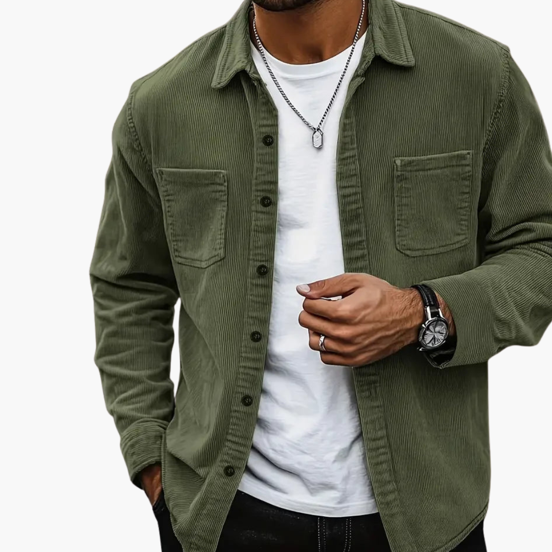 Surchemise Casual Style Utility Homme