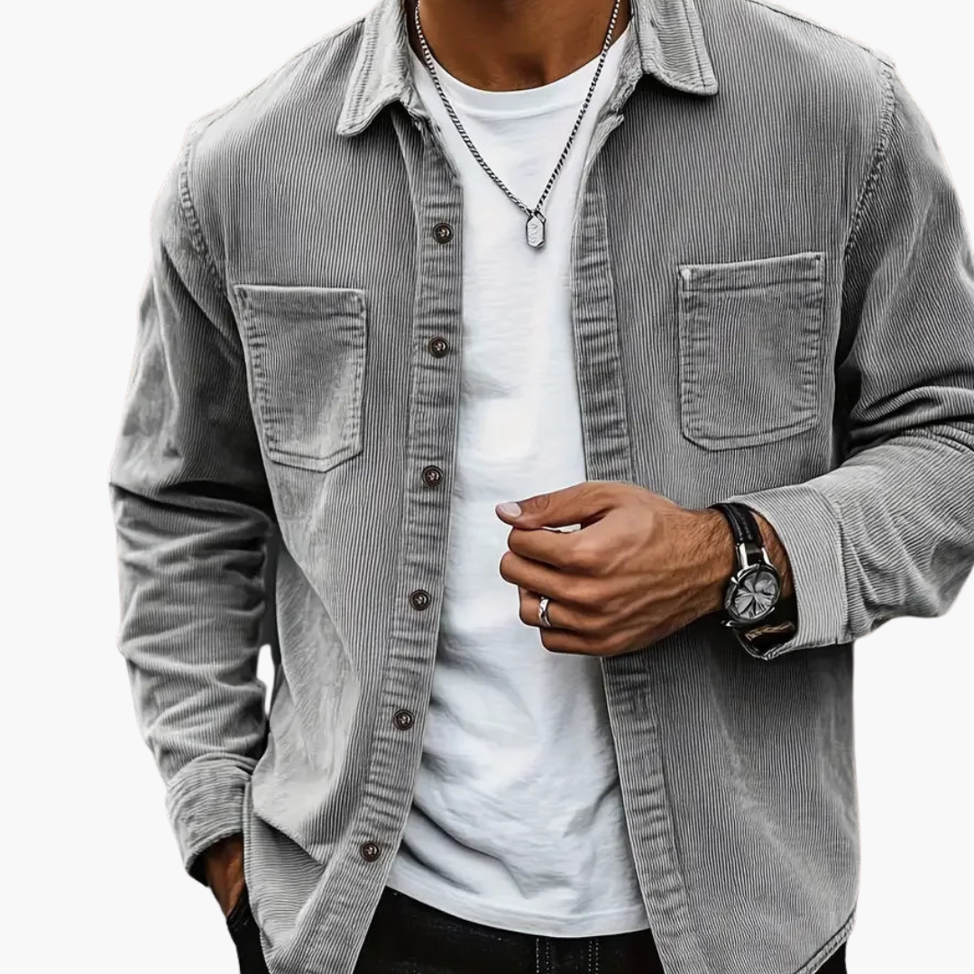 Surchemise Casual Style Utility Homme